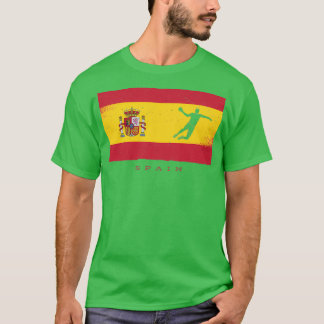Handball Ball Spain Flag Handball Player Gift T-Shirt