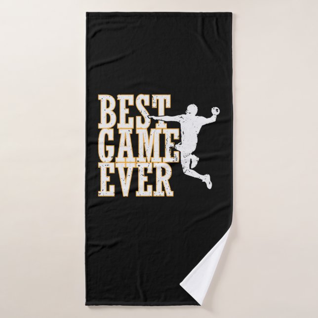 handball: Best Game Ever Bath Towel (Bath Towel)