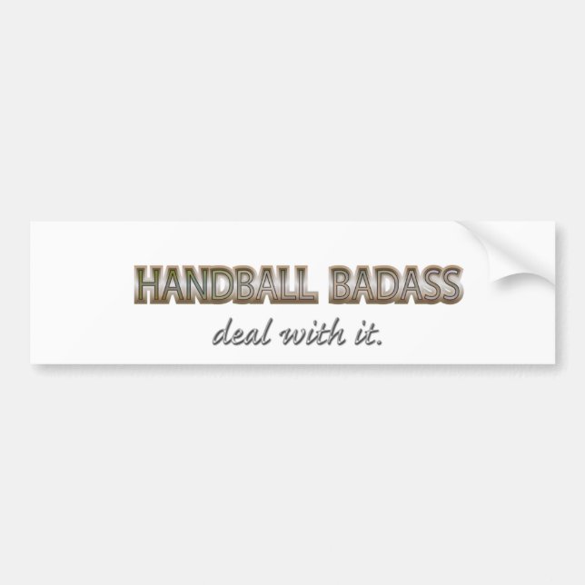 HANDBALL BUMPER STICKER (Front)