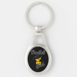 Handball Chick #4 Key Ring