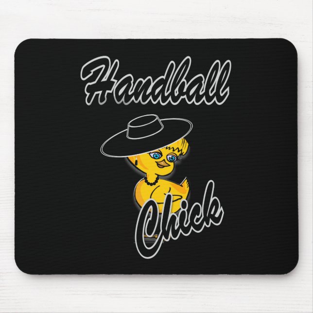 Handball Chick #4 Mouse Pad (Front)