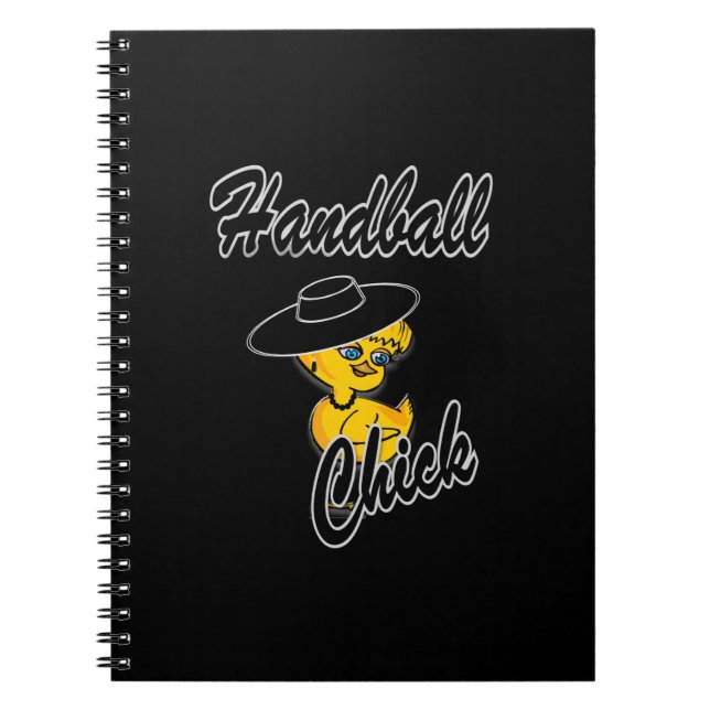 Handball Chick #4 Notebook (Front)