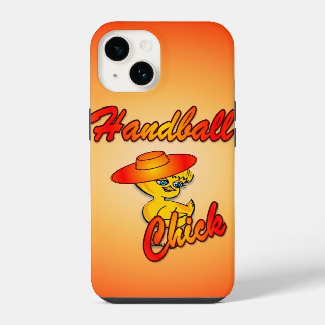 Handball Chick #5 iPhone Case (Back)
