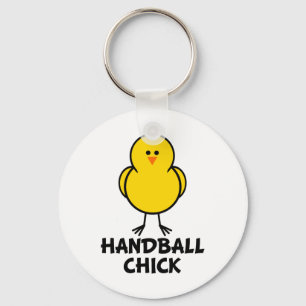 Handball Chick Key Ring
