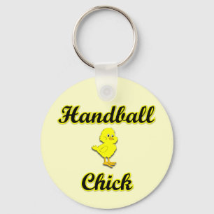 Handball Chick Key Ring