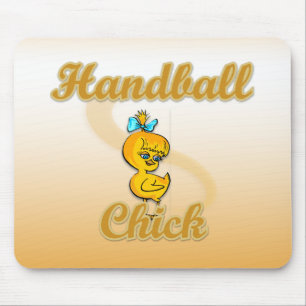 Handball Chick Mouse Pad
