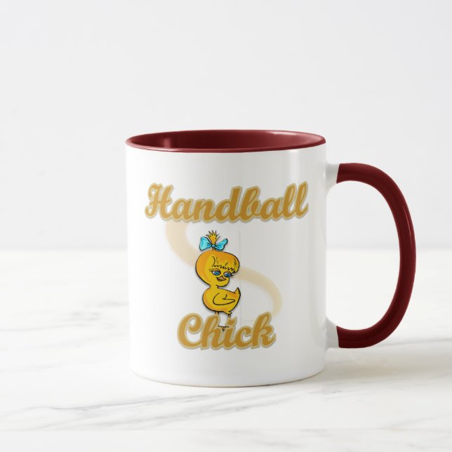 Handball Chick Mug (Right)