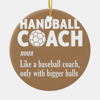 Handball Coach Handball Player Sport Game Ceramic Ornament