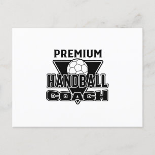 Handball Coach Postcard