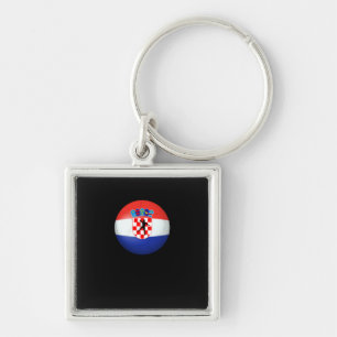 Handball - Croatia Flag Tournament Shirt Key Ring