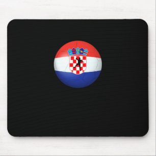 Handball - Croatia Flag Tournament Shirt Mouse Pad