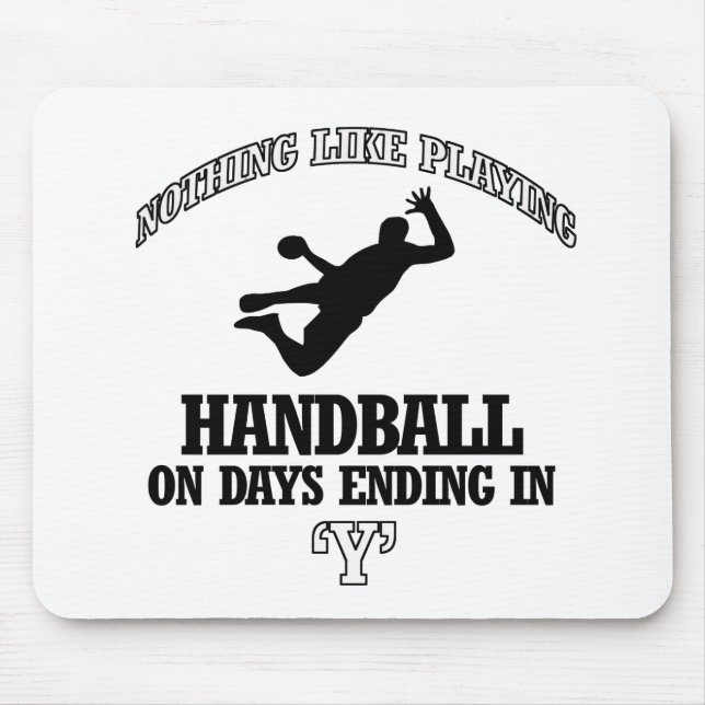 handball designs mouse pad (Front)