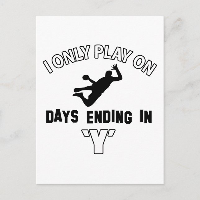 handball Designs Postcard (Front)