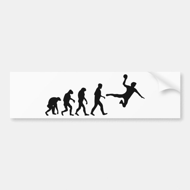 handball evolution bumper sticker (Front)