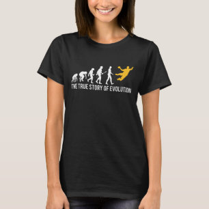 Handball Evolution Funny Handball Ball T-Shirt
