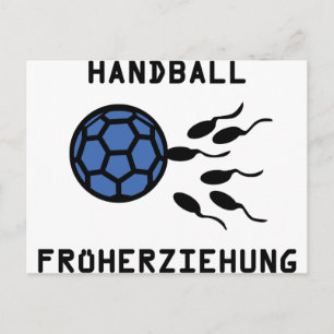 Handball Früherziehung icon Postcard