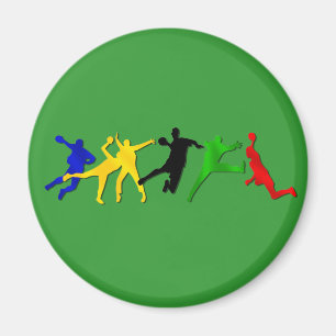 Handball gift for handball players and fans magnet