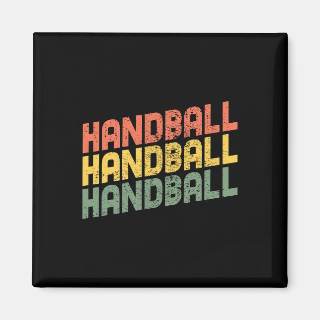 Handball Gift Vintage Style  Magnet (Front)