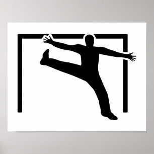 Handball goalkeeper poster