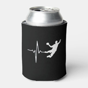 Handball - Handball Player Heartbeat Can Cooler