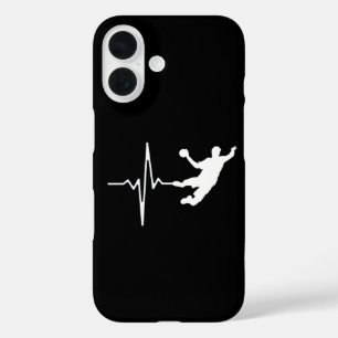 Handball - Handball Player Heartbeat iPhone 16 Case