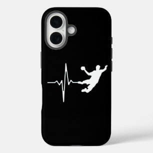 Handball - Handball Player Heartbeat iPhone 16 Case