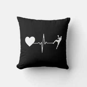 Handball Handball Player Heartbeat Cushion
