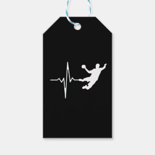 Handball - Handball Player Heartbeat Gift Tags