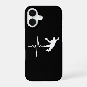 Handball - Handball Player Heartbeat iPhone 16 Case