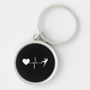 Handball Handball Player Heartbeat Key Ring