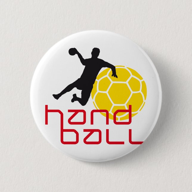 Handball I 3c 6 Cm Round Badge (Front)