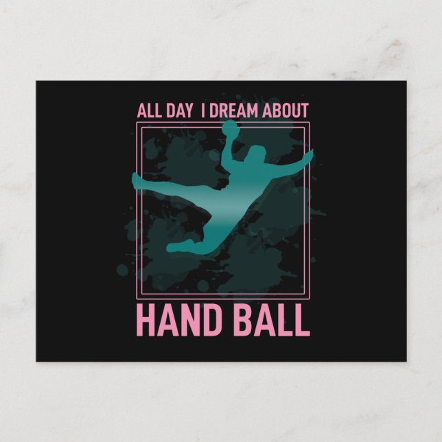 Handball Is My Life Postcard (Front)