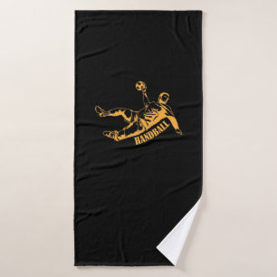 Handball is my sport bath towel
