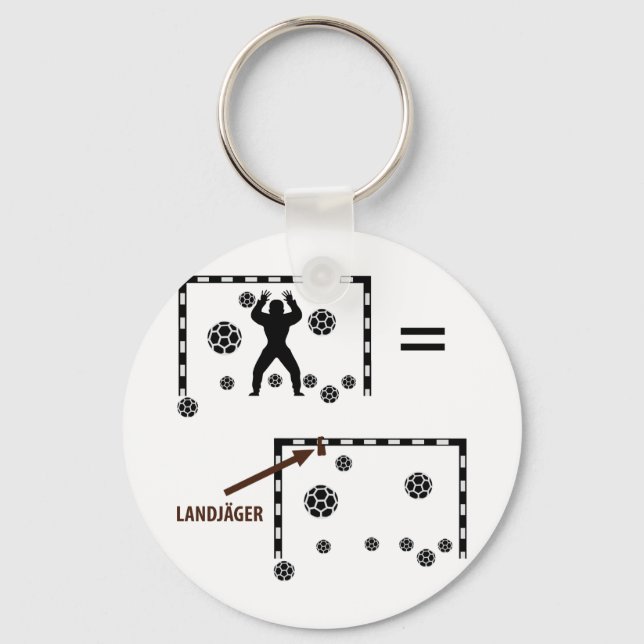 Handball Landfighter Torwart icon Key Ring (Front)