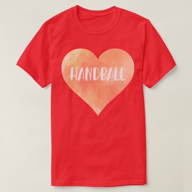 Handball love heart T-Shirt (Design Front)