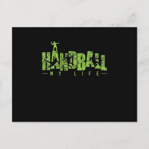 Handball "My Life" Postcard