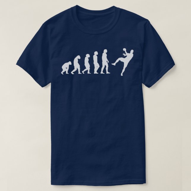 Handball Player Evolution 1 T-Shirt (Design Front)