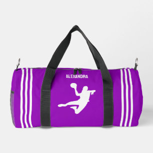 Handball Player Girl, Birthday Gift, Team Duffle Bag