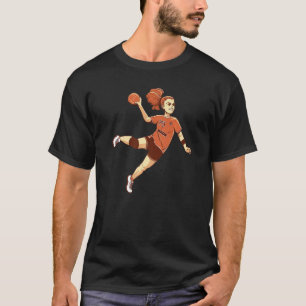 Handball Player Handball Ball Outfit Handball Girl T-Shirt