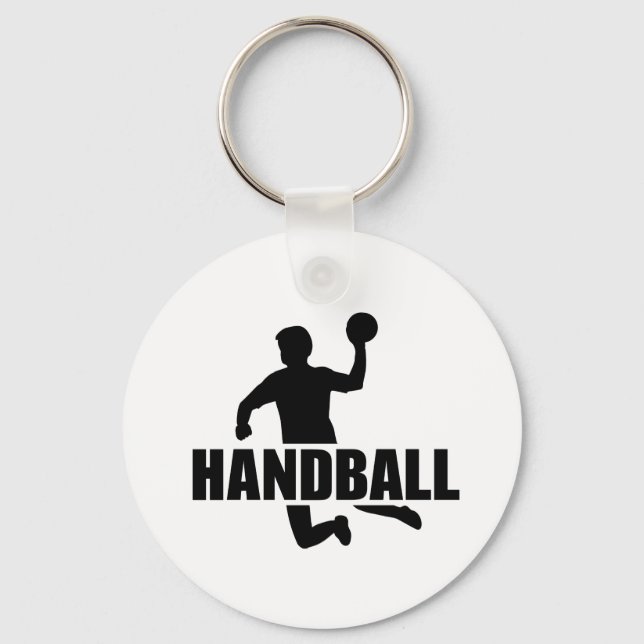 Handball player key ring (Front)