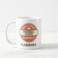 Handball Player Personalised Office Mug Gift
