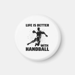 Handball Player Sport Team Handballer Funny Saying Magnet