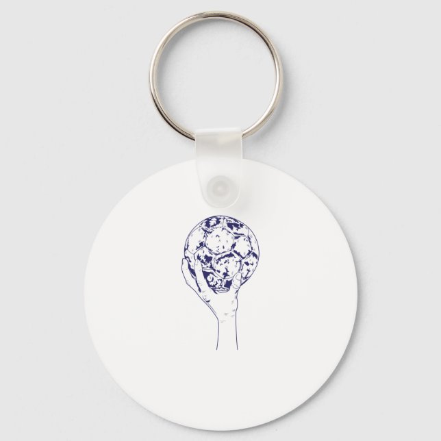 Handball Pokal Key Ring (Front)