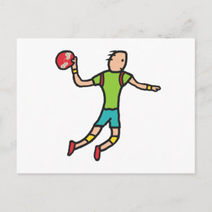 Handball Postcard