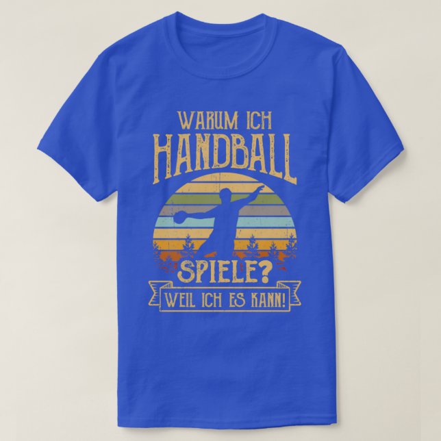 Handball Spieler Handball Team Spruch Geschenk 2 T-Shirt (Design Front)