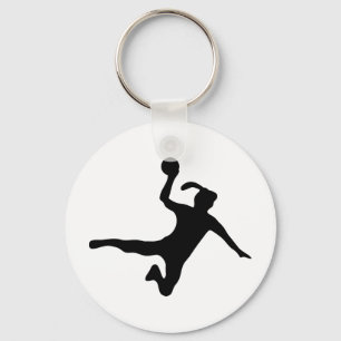handball spielerin frauenhandball key ring