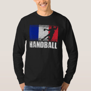 Handball Sport France Flag French Handball Player T-Shirt
