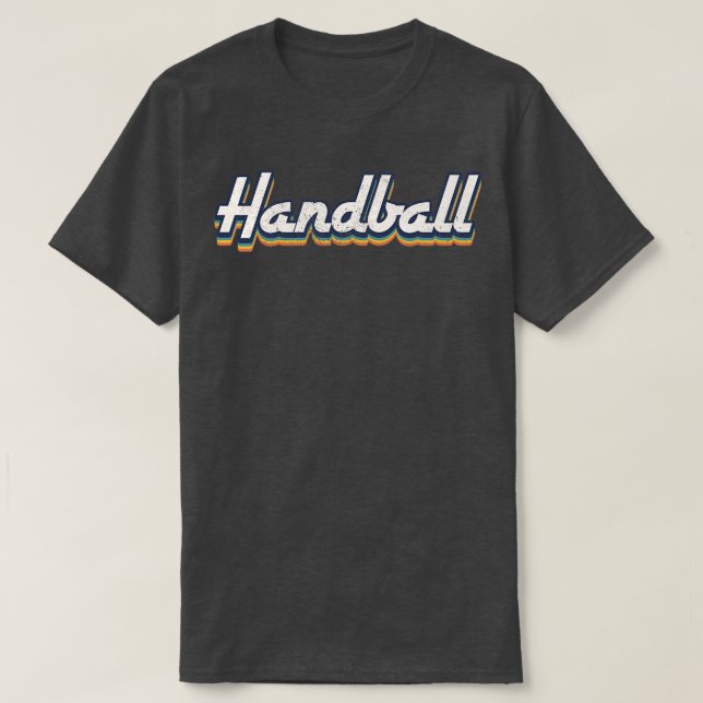 Handball Sports Team Club Coach Coach Player T-Shirt (Design Front)