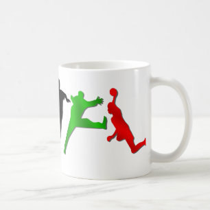 Handball summer games handball players mug
