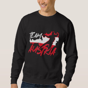 Handball Team Austria Flag Handballer Ball Sports Sweatshirt